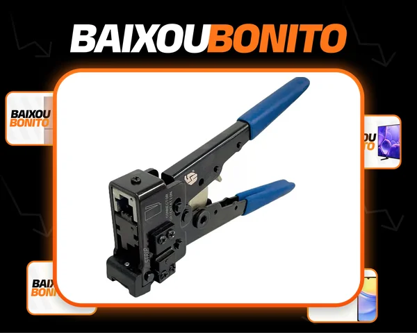 Alicate De Crimpar Rj 45 Cat6 Cat5 Tipo Amp Profissional