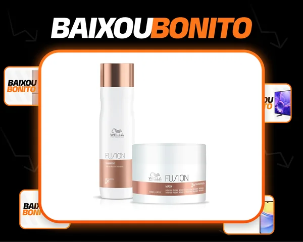 Kit Wella Professionals Fusion Shampoo E Máscara