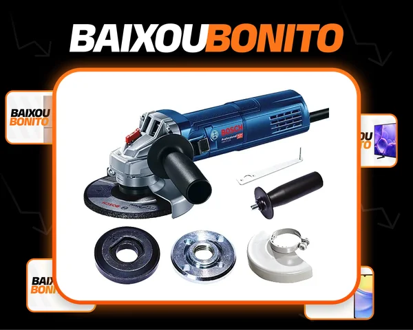 Esmerilhadeira Angular Bosch Professional GWS 9-125 06013960D1 Azul 900 W + Acessório