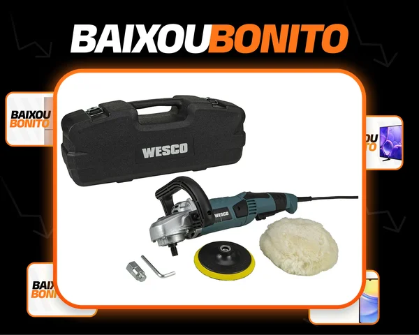 Lixadeira Politriz Angular 5 1200w Ws4504k Wesco Cor Azul-turquesa