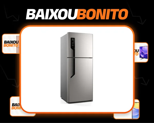 Geladeira Electrolux Frost Free 431l Autosense Inox (tf70s) Cor Inox look