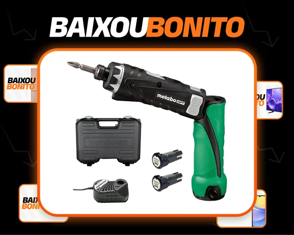 Conjunto De Chave De Fenda Sem Fio Metabo Hpt, 3,6v, Chave D