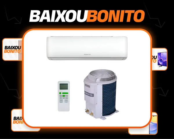 Ar Cond Split Hw On/off Agratto One Top 12000 Btus Frio 220v Branco 220v