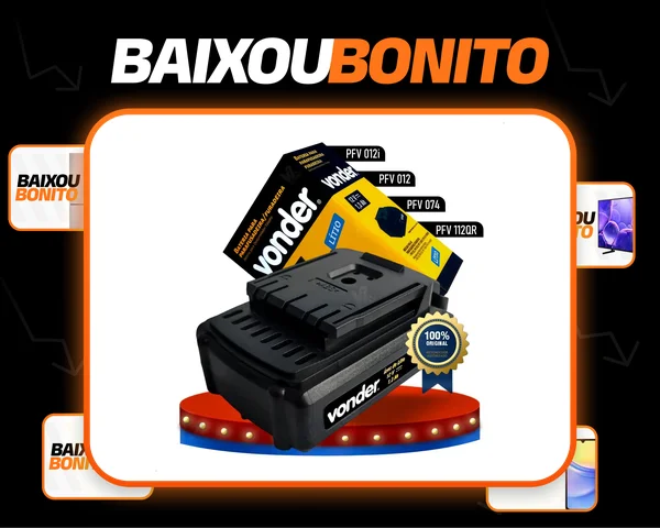 Bateria Litio 12v Parafusadeira Vonder Pfv012 /012i Original