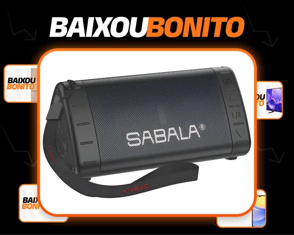 Caixa De Som Portátil Bluetooth Sabala Dr-901 Cor Preto