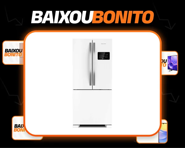 Geladeira Brastemp Frost Free French Door Bro85ab Inverter Branco