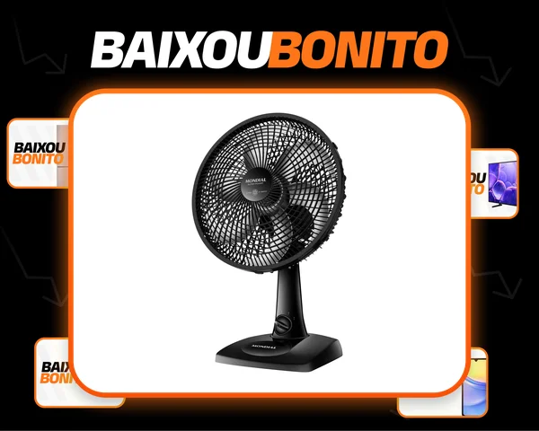 Ventilador de Mesa 30cm Super Power, Mondial, 60W - VSP-30-B