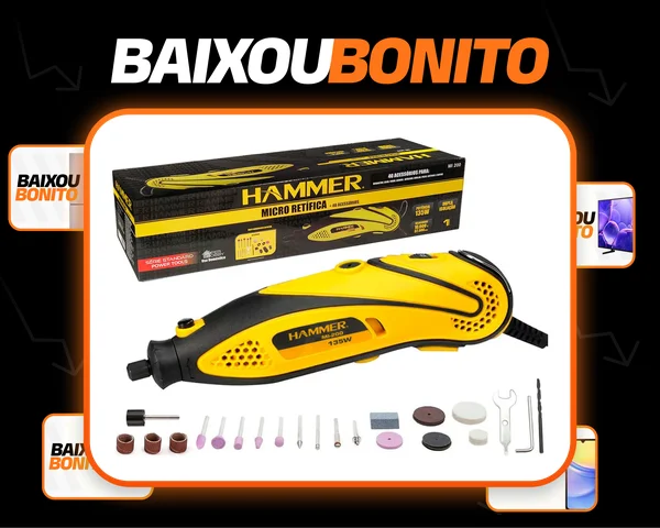 Hammer mi200 micro retifica 135w 60hz