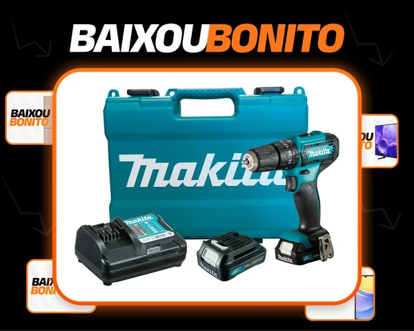 Furadeira Parafusadeira Impacto 12v 2bat Hp333dwye Makita