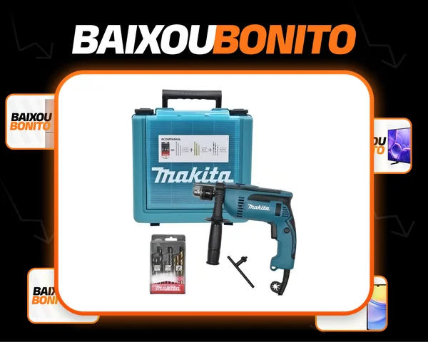 Furadeira De Imp. 13mm(5/8)hp1640kx1 Makita Cor Azul-turquesa Frequência 60Hz