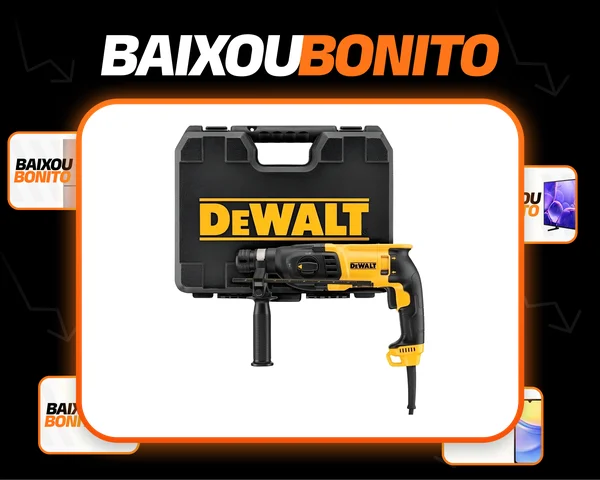 Martelete Perfurador Rompedor 800w Sds Plus Dewalt D25133k
