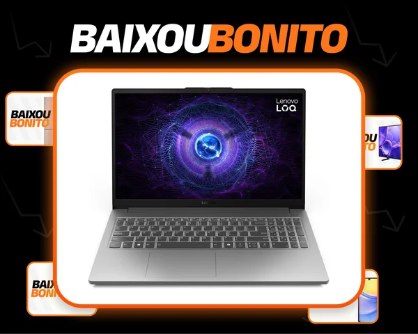 Notebook Lenovo LOQ-e 15iax9e Intel Core i5-12450hx 16gb 512gb Ssd Rtx 3050 Linux 15.6 - 83mes00000 Luna Grey