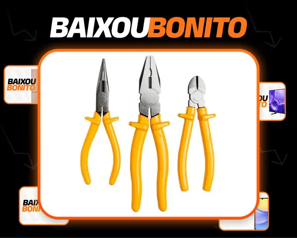 Jogo De Alicates Universal, Bico E Corte Diagonal Tramontina