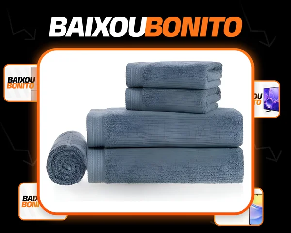 Jogo De Banho 5 Imperial Azul Sereno Karsten Cor U Lisa