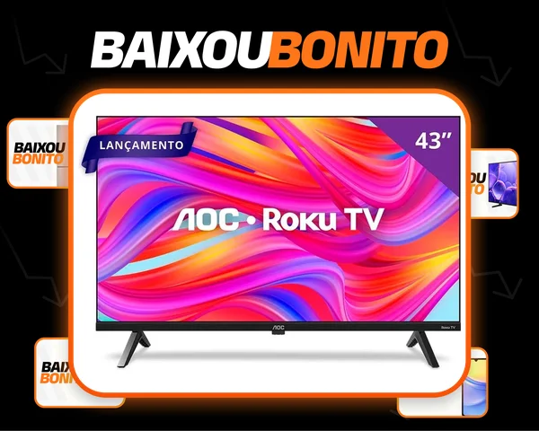 Smart Tv 43 Full Hd Dled Aoc 43s5045/78g Roku