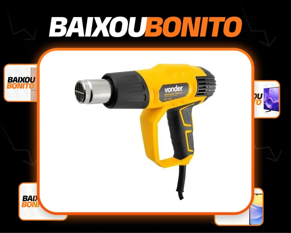 Soprador Térmico Stv150n 1500w - Vonder cor Amarelo 127V