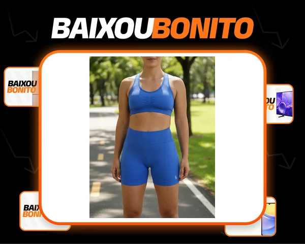 Short Legging Feminino Adulto Up Lupo Sport