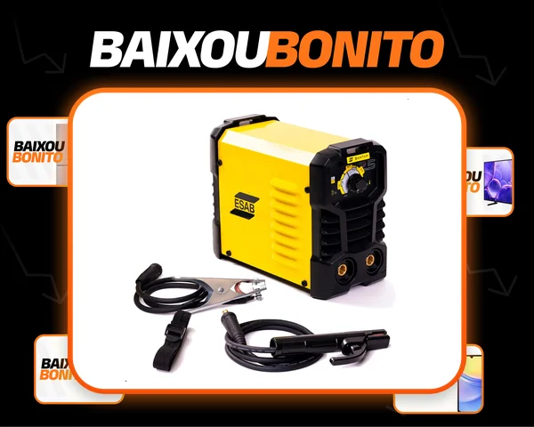 Máquina de Solda Inversora ESAB Bantam 2.5 Bivolt 110v/220v