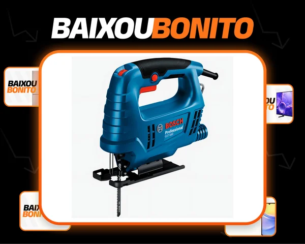 Serra Tico Tico Profissional Gst 680 500w Bosch Com Lâmina Protetora